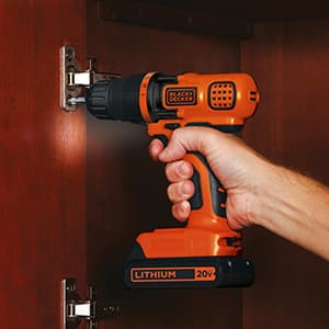 BLACK+DECKER 20V MAX Cordless Drill and Impact Driver, Power Tool Combo Kit with Battery and Charger (BD2KITCDDI)