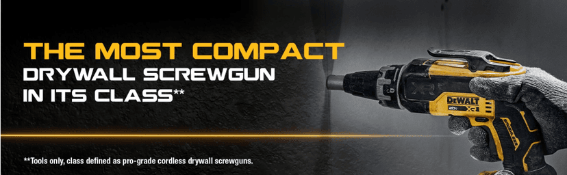 DEWALT 20V MAX XR Brushless Drywall Screw Gun and Cut-Out Tool Combo Kit with 2 Batteries and Charger Included (DCK265D2)