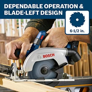 BOSCH GKS18V-22LN 18V Brushless Blade-Left 6-1/2 In. Circular Saw (Bare Tool)