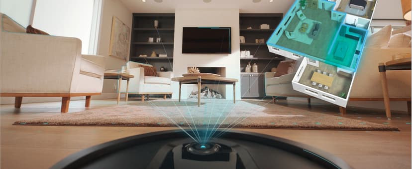 Shark AV1010AE IQ Robot Vacuum with XL Self-Empty Base, Bagless, 45-Day Capacity, Advanced Navigation, Alexa & Wi-Fi, Multi-Surface Brushroll, for Pets, Dander & Dust, Carpet & Hard Floor, Black