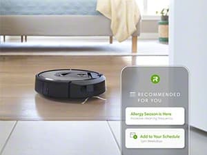 iRobot Roomba i7+ (7550) Robot Vacuum with Automatic Dirt Disposal - Empties Itself for up to 60 Days, Wi-Fi Connected, Smart Mapping, Works with Alexa, Ideal for Pet Hair, Carpets, Hard Floors