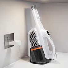 BLACK+DECKER Dustbuster Handheld Vacuum, Cordless, AdvancedClean+, White (HHVK320J10)