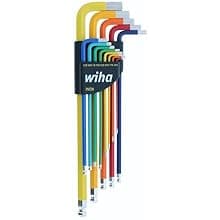 Wiha 70486 Color Coded Magnetic Nut Setter SAE 6 Pc. Set