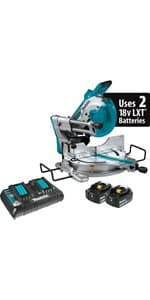 Makita LS1019L 10" Dual-Bevel Sliding Compound Miter Saw with Laser
