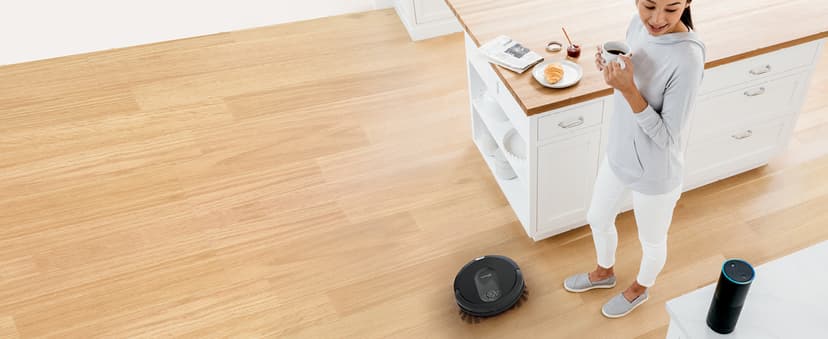 Shark AV993 IQ Robot Vacuum, Self Cleaning Brushroll, Advanced Navigation, Perfect for Pet Hair, Compatible with Alexa, Wi Fi , Black