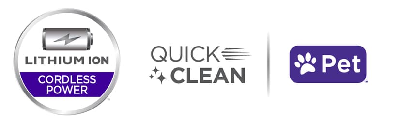 BLACK+DECKER dustbuster QuickClean Pet Cordless Handheld Vacuum with Motorized Upholstery Brush, White (HLVB315JP07)