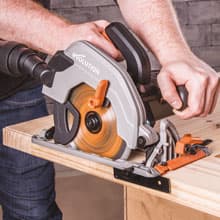 Evolution Power Tools R185CCS 7-1/4" TCT Multi-Material Cutting Circular Saw, 7-1/4", Orange