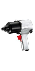 ACDelco ANI405A Heavy Duty Twin Hammer ½” 500 ft-lbs. 5-Speed Pneumatic Impact Wrench Tool Kit