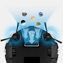 ILIFE V3s Pro Robot Vacuum Cleaner, Tangle-free Suction , Slim, Automatic Self-Charging Robotic Vacuum Cleaner, Daily Schedule Cleaning, Ideal For Pet Hair,Hard Floor and Low Pile Carpet,Pearl White