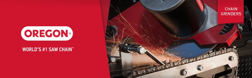 Oregon Professional Compact 120-Volt Bench Grinder, Universal Saw Chain Sharpener, for All Chainsaw Chains (410-120)