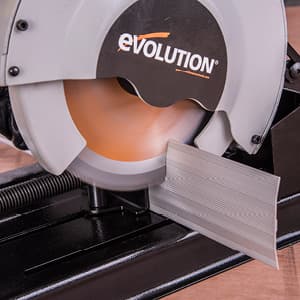 Evolution Power Tools RAGE4 7-1/4-Inch TCT Multipurpose Cutting Chop Saw, Orange