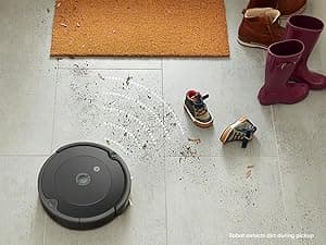 iRobot Roomba 692 Robot Vacuum - Wi-Fi Connectivity, Personalized Cleaning Recommendations, Works with Alexa, Good for Pet Hair, Carpets, Hard Floors, Self-Charging