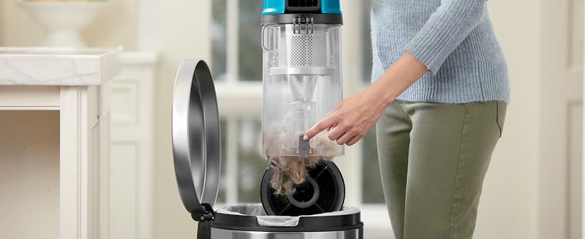 Bissell 2254 CleanView Swivel Rewind Pet Upright Bagless Vacuum, Automatic Cord Rewind, Swivel Steering, Powerful Pet Hair Pickup, Specialized Pet Tools, Large Capacity Dirt Tank, Teal