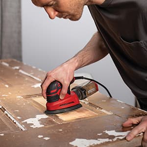 SKIL Corded Detail Sander, Includes 3pcs Sanding Paper and Dust Box - SR250801