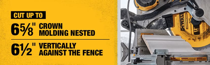 DEWALT Miter Saw, 12-Inch, Double Bevel, Compound, XPS Cutline, 15-Amp (DWS716XPS)