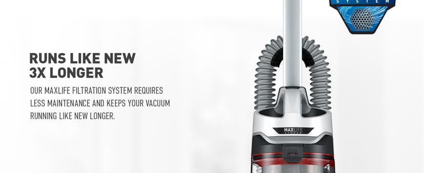 Hoover MAXLife Elite Swivel Vacuum Cleaner, Bagless Upright Vacuum, HEPA Media Filtration, MAXLife System, WindTunnel Technology, Corded Vacuum Cleaners for Home Use