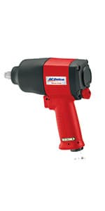 ACDelco ANI405A Heavy Duty Twin Hammer ½” 500 ft-lbs. 5-Speed Pneumatic Impact Wrench Tool Kit