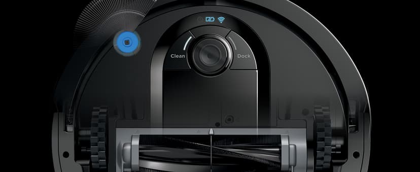 Shark AV1010AE IQ Robot Vacuum with XL Self-Empty Base, Bagless, 45-Day Capacity, Advanced Navigation, Alexa & Wi-Fi, Multi-Surface Brushroll, for Pets, Dander & Dust, Carpet & Hard Floor, Black