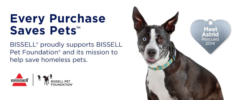 Bissell Pet Hair Eraser Turbo Rewind Vacuum, Lightweight, Automatic Cord Rewind, Tangle-Free Brush Roll, Headlights, Powerful Pet Hair Pickup, SmartSeal Allergen System, Blue, 27909