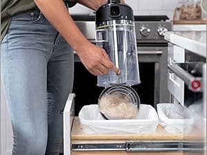 Bissell Pet Hair Eraser Turbo Rewind Vacuum, Lightweight, Automatic Cord Rewind, Tangle-Free Brush Roll, Headlights, Powerful Pet Hair Pickup, SmartSeal Allergen System, Blue, 27909