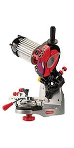Oregon Professional Compact 120-Volt Bench Grinder, Universal Saw Chain Sharpener, for All Chainsaw Chains (410-120)
