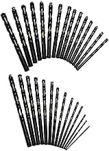 Drill America - KFD29J-PC 29 Piece Heavy Duty High Speed Steel Drill Bit Set with Black and Gold Finish in Round Case (1/16" - 1/2" x 64ths), KFD Series