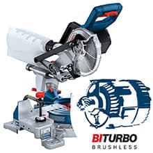 BOSCH GCM18V-07SN PROFACTOR™ 18V 7-1/4 In. Single-Bevel Slide Miter Saw - Mobile, Cordless Solution, 3-3/4 In. Nested Crown Cutting, 8-1/4 In. Crosscut Capacity (Bare Tool)