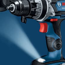 BOSCH GSB18V-975CB25 18V Brushless Connected-Ready 1/2 In. Hammer Drill/Driver Kit with (2) CORE18V® 4 Ah Advanced Power Batteries