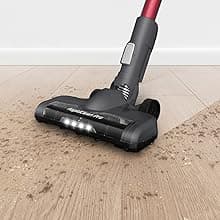 Eureka Lightweight Cordless Stick Vacuum Cleaner Convenient for Hard Floors, Rechargeable Handheld Vacuum Cleaner Portable with Powerful Motor Efficient Suction, RapidClean Pro NEC186, Rose Red