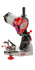 Oregon Professional Compact 120-Volt Bench Grinder, Universal Saw Chain Sharpener, for All Chainsaw Chains (410-120)
