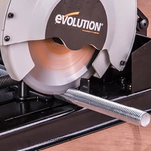 Evolution Power Tools RAGE4 7-1/4-Inch TCT Multipurpose Cutting Chop Saw, Orange