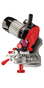 Oregon Professional Compact 120-Volt Bench Grinder, Universal Saw Chain Sharpener, for All Chainsaw Chains (410-120)