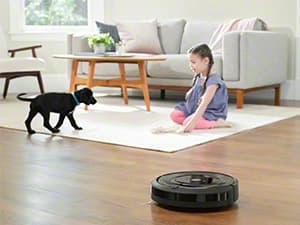 iRobot Roomba E5 (5150) Robot Vacuum - Wi-Fi Connected, Works with Alexa, Ideal for Pet Hair, Carpets, Hard, Self-Charging Robotic Vacuum, Black
