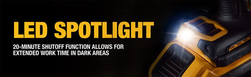 DEWALT FLEXVOLT ADVANTAGE 20V MAX* Hammer Drill, Cordless, 1/2-Inch, Tool Only (DCD999B)