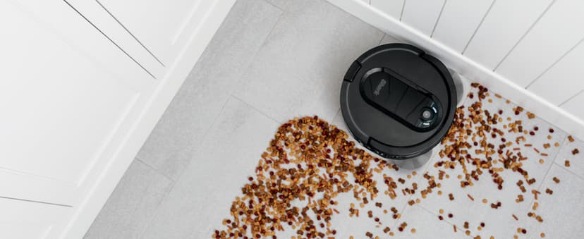 Shark AV1010AE IQ Robot Vacuum with XL Self-Empty Base, Bagless, 45-Day Capacity, Advanced Navigation, Alexa & Wi-Fi, Multi-Surface Brushroll, for Pets, Dander & Dust, Carpet & Hard Floor, Black