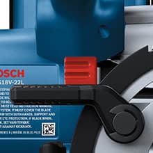 BOSCH GKS18V-22LN 18V Brushless Blade-Left 6-1/2 In. Circular Saw (Bare Tool)
