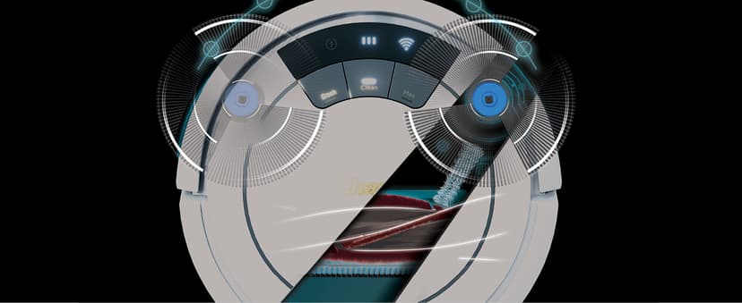 Shark AV752 ION Robot Vacuum, Tri-Brush System, Wifi Connected, 120 Min Runtime, Works with Alexa, Multi Surface Cleaning, White