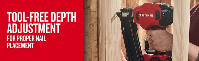 CRAFTSMAN V20 Cordless Framing Nailer, Nail Gun, 21 Degree, up to 3-1/4 inch Nails, Bare Tool Only (CMCN621PLB)