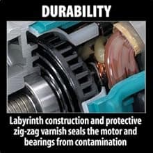 Makita 9557PBX1 4-1/2" Paddle Switch Cut-Off/Angle Grinder