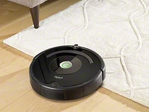 iRobot Roomba Vac Robot Vacuum (Q0120) - Easy to use, Power-Lifting Suction, Multi-Surface Cleaning, Smart Navigation Cleans in Neat Rows, Self-Charging, Alexa, 675