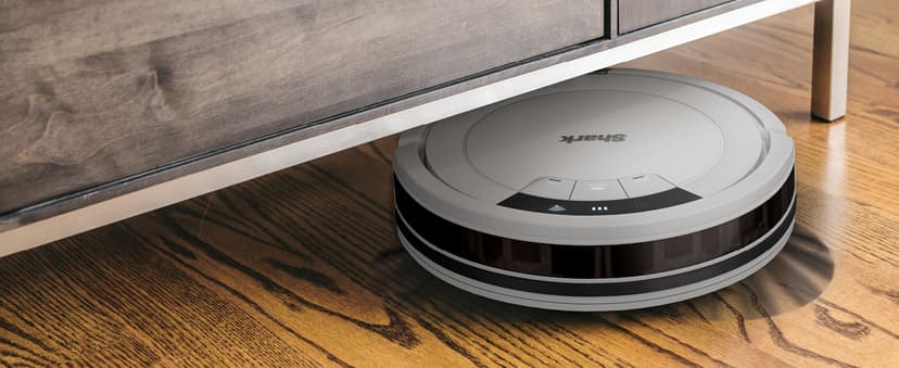 Shark AV752 ION Robot Vacuum, Tri-Brush System, Wifi Connected, 120 Min Runtime, Works with Alexa, Multi Surface Cleaning, White