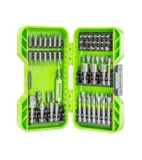 Greenworks 24V Brushless Cordless Drill and Impact Driver,Power Tool Combo Kit Included 1/2”Drill & 1/4”Hex Impact Driver and (2) Batteries, Fast Charger, 2 pcs Drill Bit Set & Bag