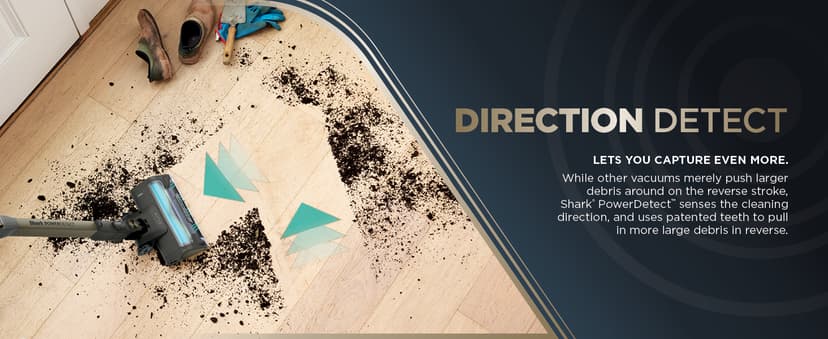 Shark PowerDetect Clean & Empty Cordless Stick Vacuum & Auto-Empty System, Powerful Suction, HEPA Filtration, Carpet & Hard Floor, Portable, Stick Vacuum for Pet Hair, Dark Gray, IP3253