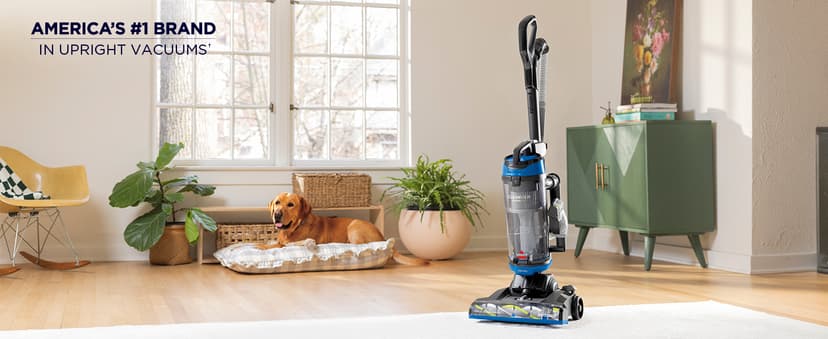 Bissell® CleanView Swivel Vacuum with Triple Action Brush Roll, Swivel Steering, Extension Wand, Easy-Empty Dirt Tank, Multi-Cyclonic Suction System, New 2024 Model