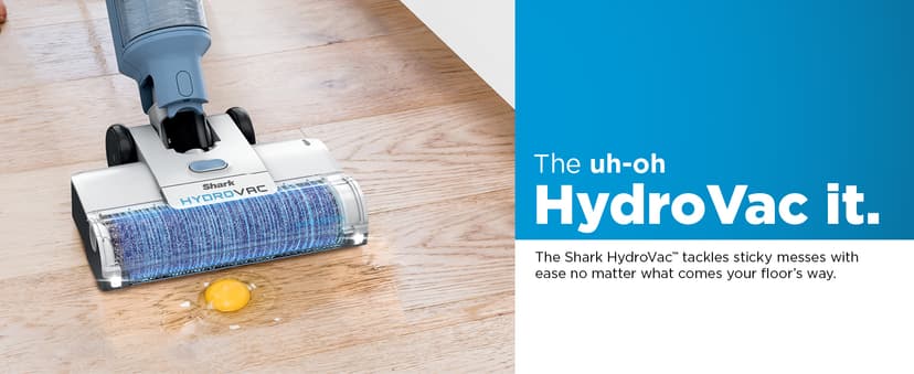 Shark WD201 HydroVac Cordless Pro XL 3-in-1 Vacuum, Mop & Self-Cleaning System with Antimicrobial Brushroll* & Solution for Multi-Surface, Hardwood, Tile, Marble & Area Rugs, Pure Water