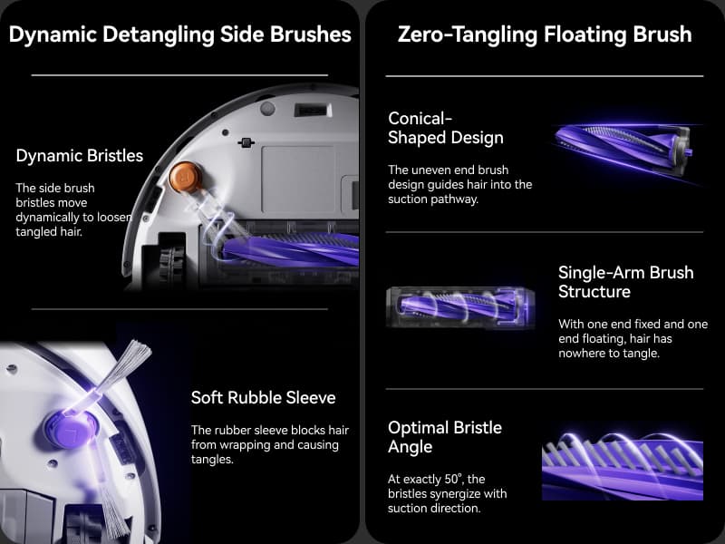 NARWAL Freo Z10 Robot Vacuum and Mop Combo, Tangle Free Robot Mop, 15,000Pa Suction, Adapts to Hard-to-Reach Areas, Self-Emptying, Mop Washing & Drying, Obstacle Avoidance, for Pet Hair & Hard Floor