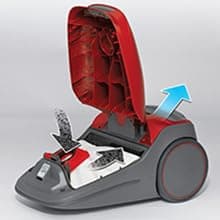 Kenmore 81414 Bagged Canister Vacuum Cleaning Tools, 400 Series + Telescoping Wand, Red