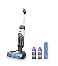 Shark Wet Dry Vacuum Mop All-in-One Cordless Hardfloor Cleaner, HydroVac MessMaster, 3-in-1 Self-Cleaning System, Strong Suction with 2 Brushrolls & 2 Solutions, for Hard Floors & Area Rugs, AW261