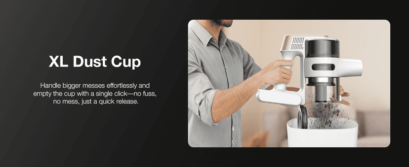 Cordless Stick Vacuum Cleaner for Home, Lightweight Rechargeable Vacuum with 55min Runtime, Powerful Suction, Green LED Headlight, 9-in-1 Pet Hair Carpet & Hardwood Floor Cleaner