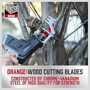 36-Piece Ultimate Reciprocating Saw Blade Set - Premium Saw Blades, Durable Wood & Metal Cutting Blades with Storage Pouch, Long-Lasting Pruning Blades